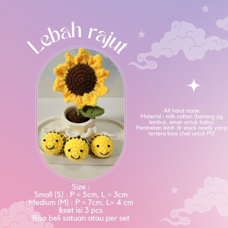 Amigurumi lebah | boneka rajut lebah | properti foto newborn lebah rajut
