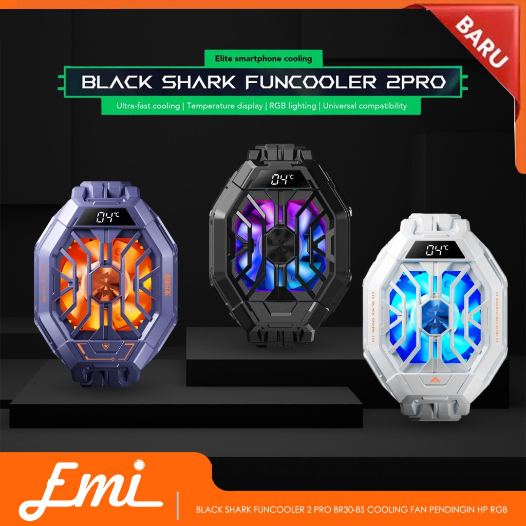 BLACK SHARK FUNCOOLER 2 PRO BR30-BS Kipas Pendingin Handphone