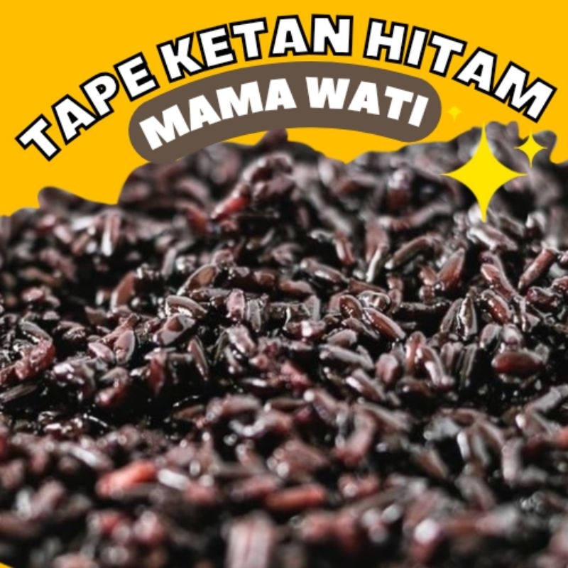 

Tape Ketan Hitam Manis Khas Bandung | Peyeum Ketan Hitam Mama Wati
