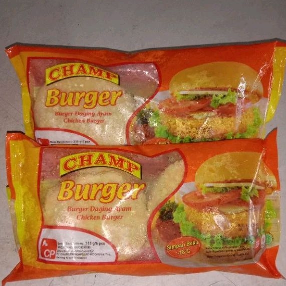 

champ burger daging ayam isi 6