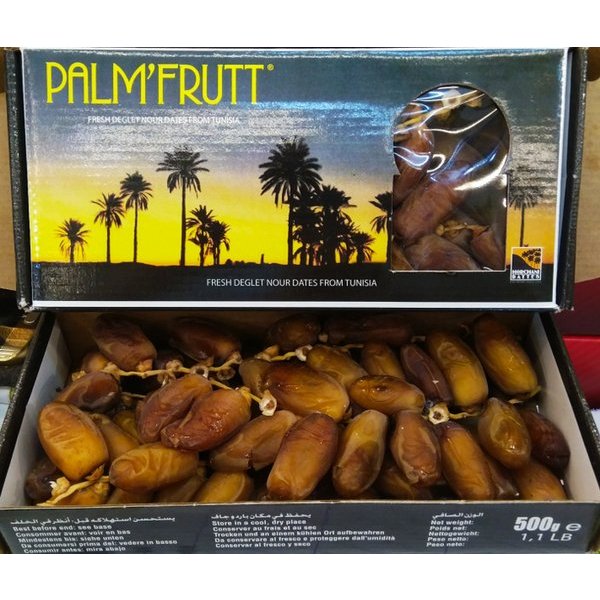 

Kurma PALM FRUTT Original Tangkai Kemasan dus 500gr