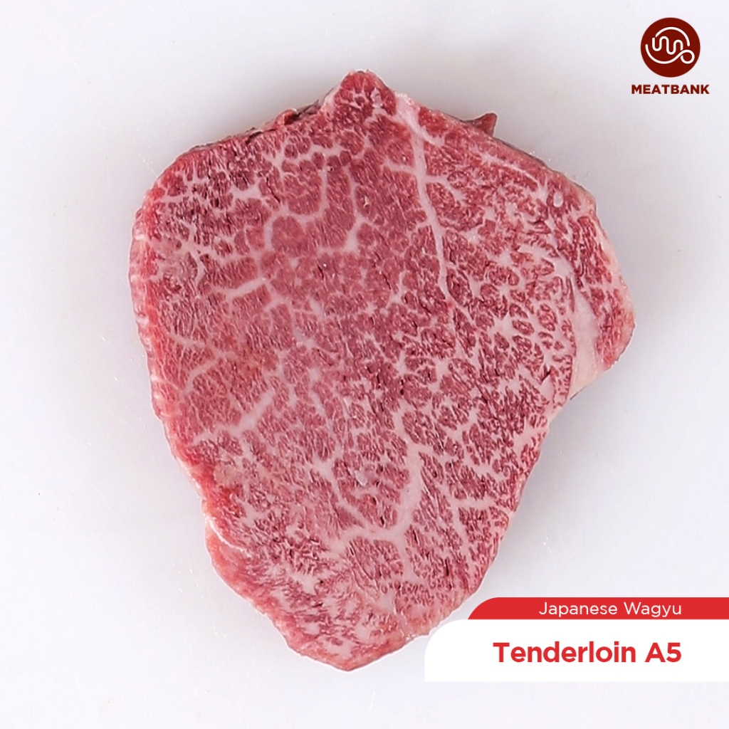 

MEATBANK JAPAN WAGYU TENDERLOIN A5 Kobe Beef Tender Kagoshima Steak