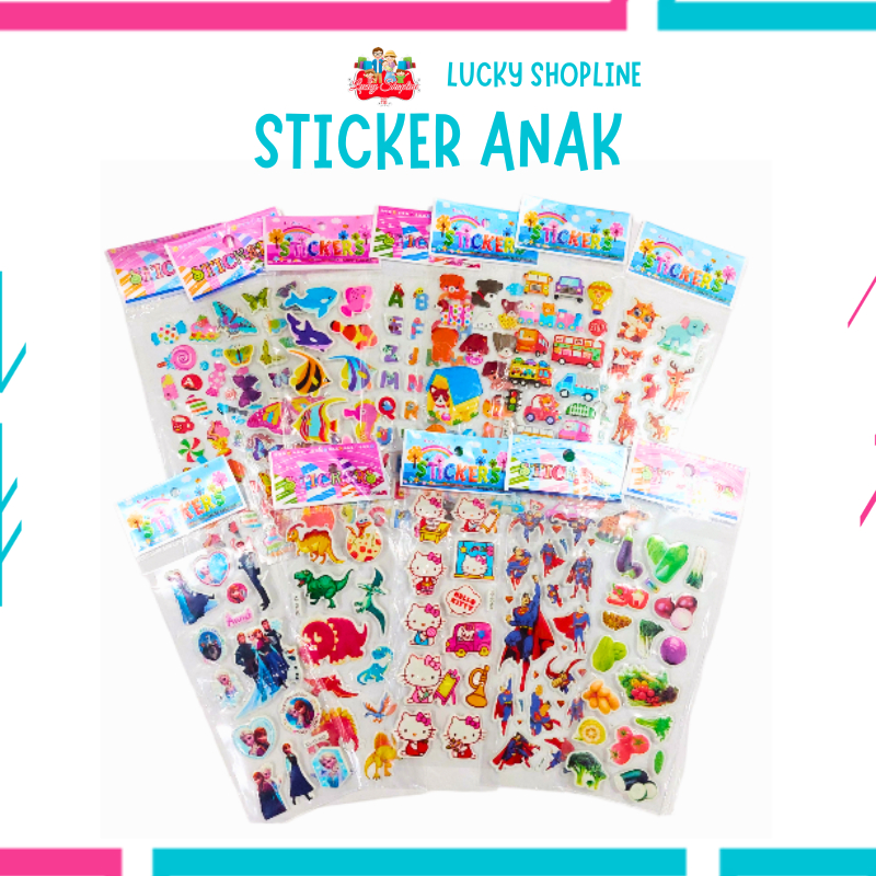 

[BIG SALE] Sticker anak lucu murah