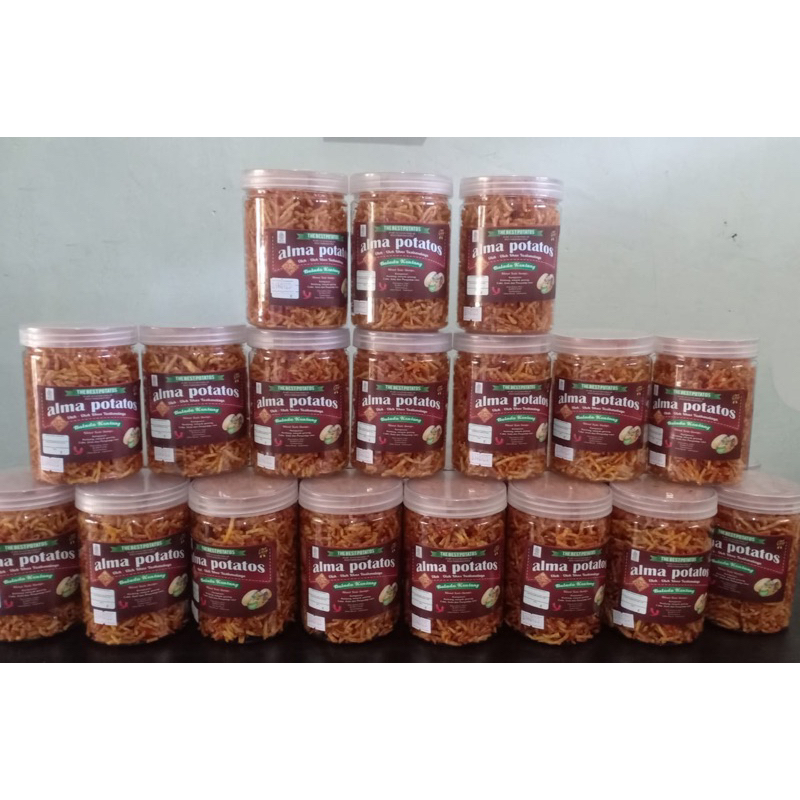 

Mustofa Kentang Alma Potatos 250gr kemasan toples