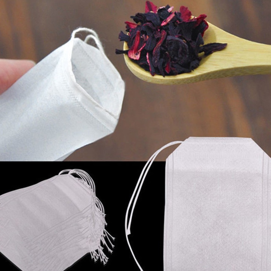 

Big Sale Kantong Teh Celup Kosong Teabag 100 PCS - T110 - White Promo