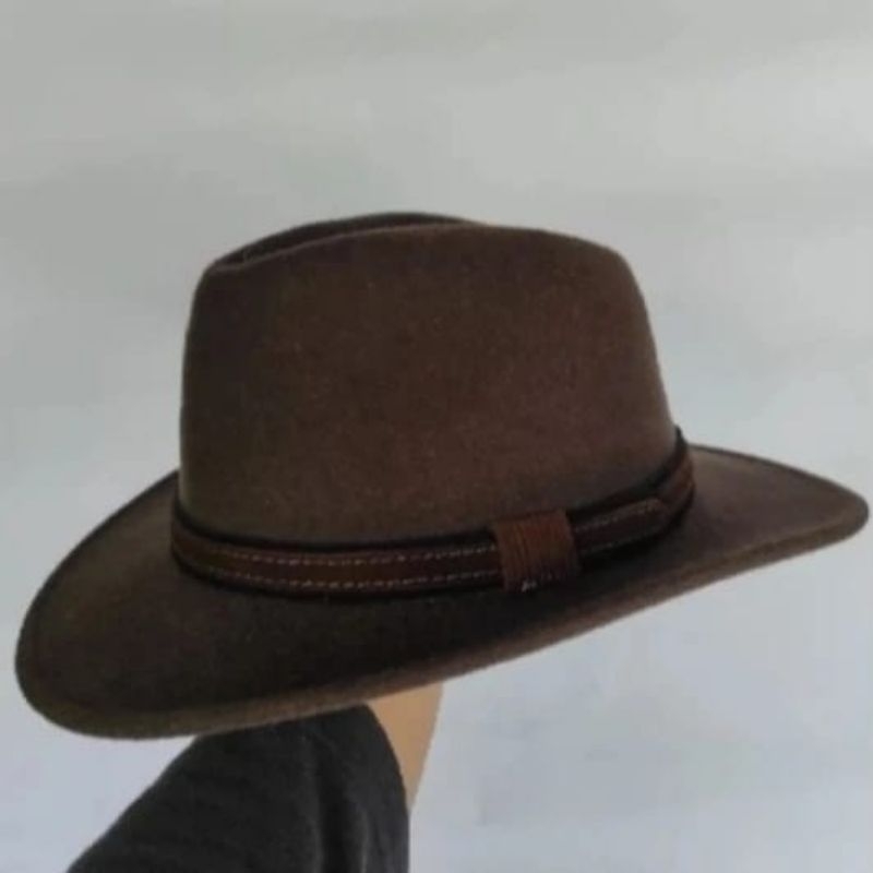 topi laken kulit sapi 2024 tren terbaru