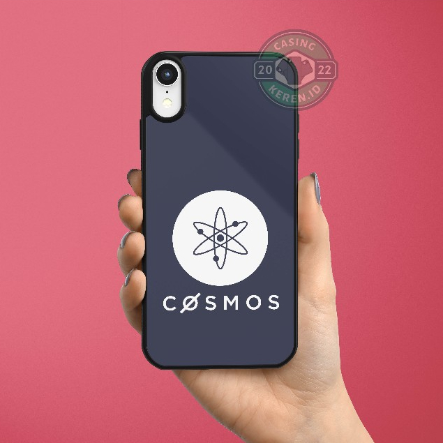 Case iPhone 16 15 14 13 12 11 Mini Plus Pro Max TPU Rubber Custom COSMOS crypto network blockchain