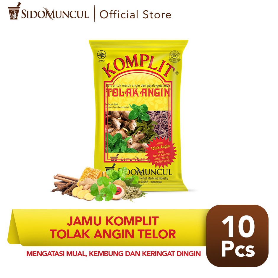 

Terlaris Jamu Komplit Tolak Angin Telor 10's - Mual Kembung Keringat Dingin Promo
