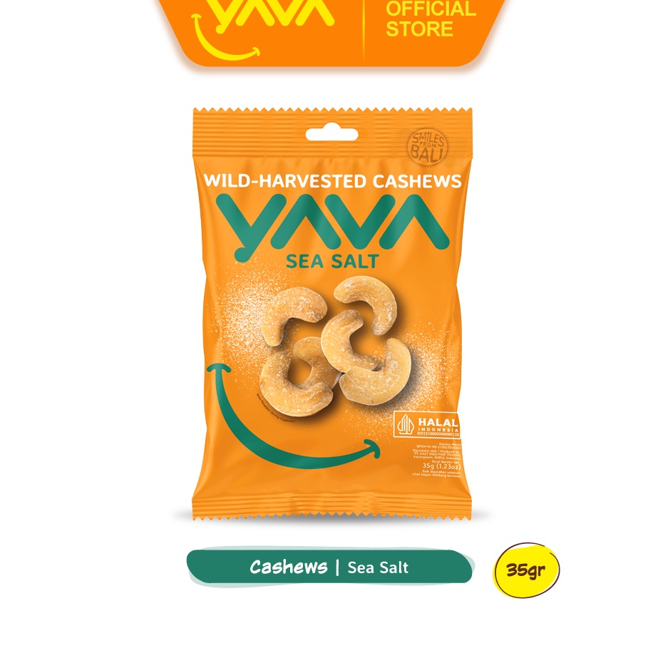 

Ready Stock YAVA Cashew SeaSalt 35g Best