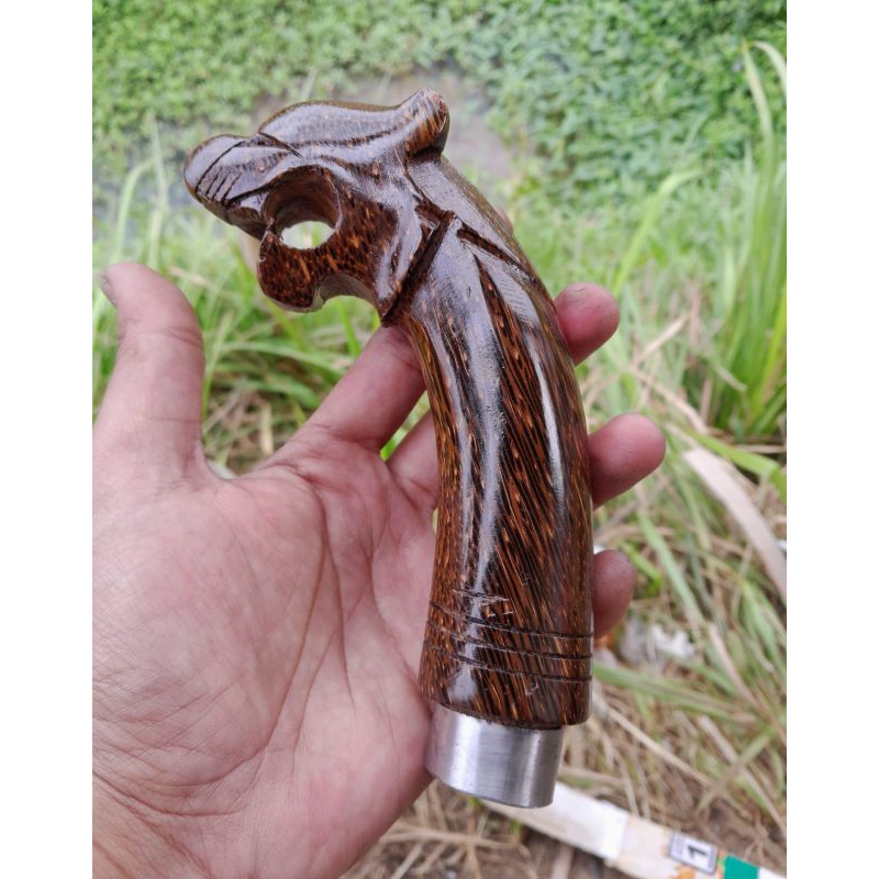 GAGANG GOLOK SINGA KAYU AREN JUMBO