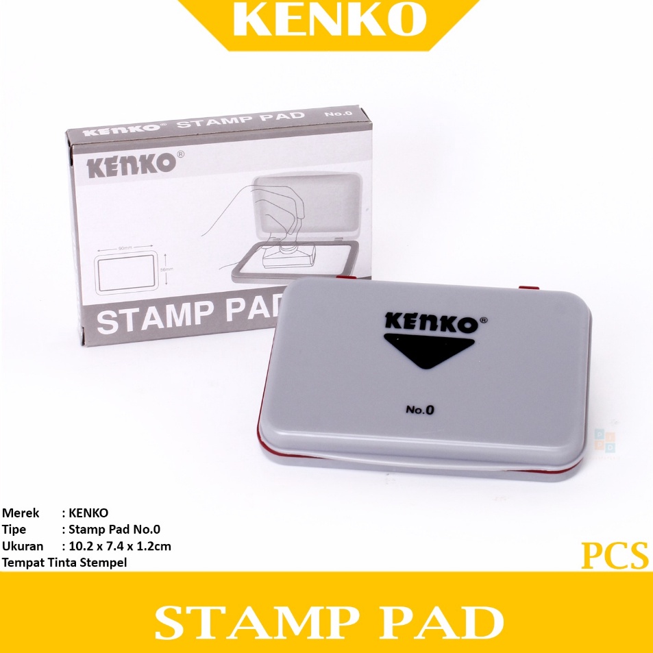 

Bestseller KENKO - Tempat Tinta Stampel No.0 Stamp Pad - Pcs