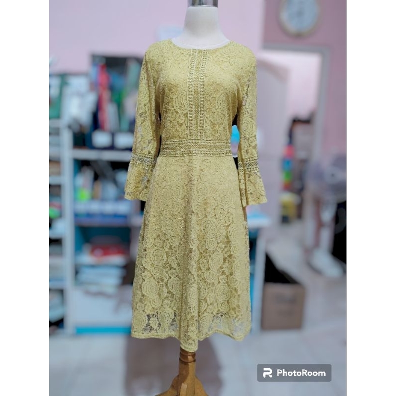 dress/gaun brokat bangkok