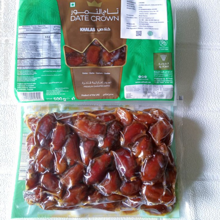 

Best kurma datecrown khalas termo 500g vacum Sale