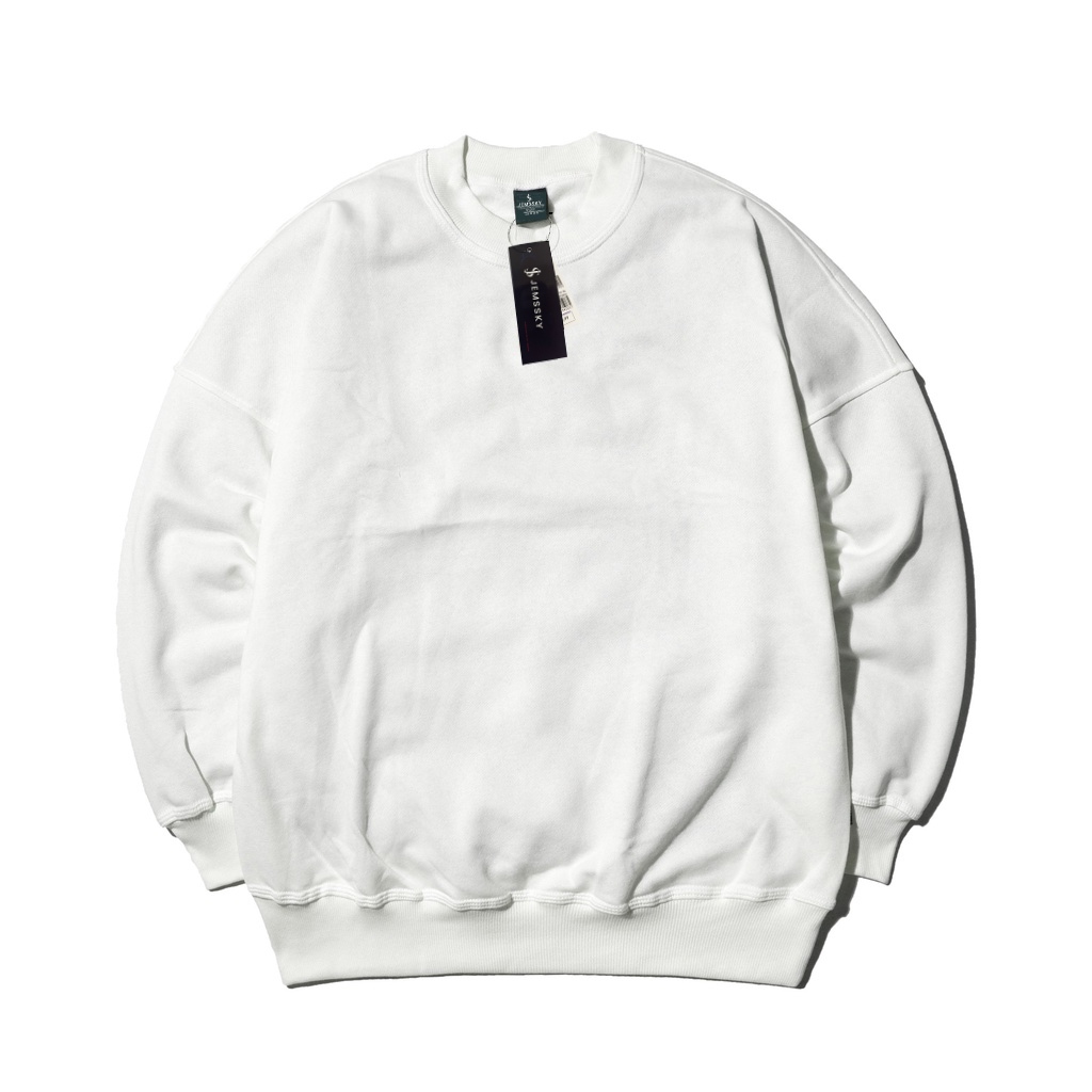 Jemssky - Sweater Crewneck Putih