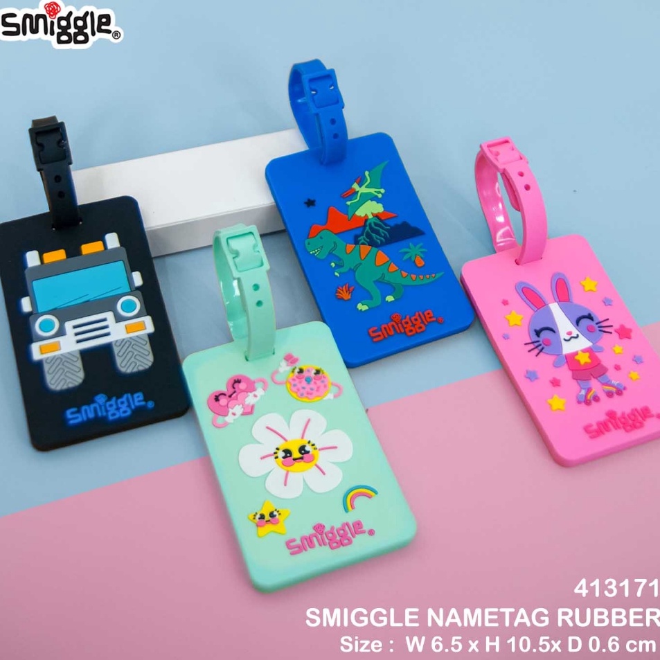 

Terkini SMIGGLE NAMETAG RUBBER 413171