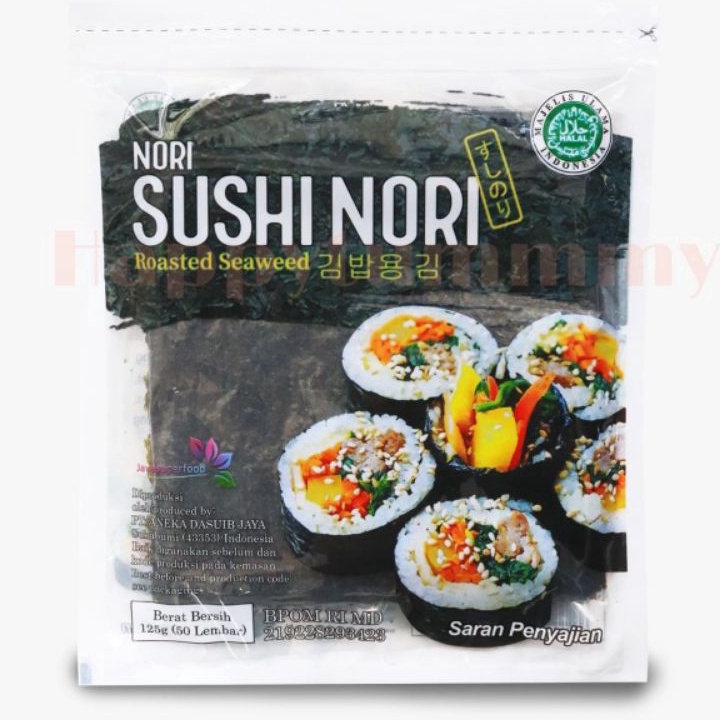 

Terkini HPT - JAVA SUSHI NORI Rumput Laut Kimbap Seaweed Halal MUI Readystock