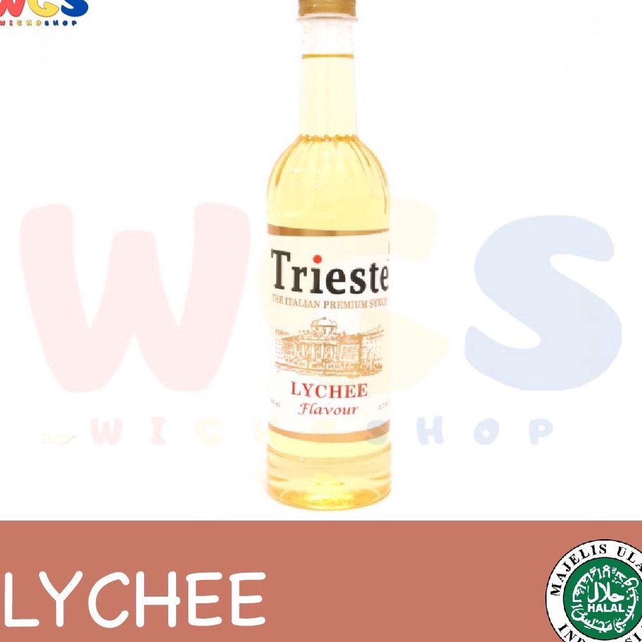 

Best Seller Trieste Premium Syrup Lychee Flavoured 650 ml Ready