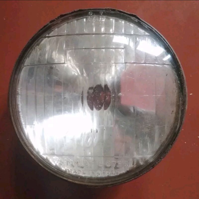 kaca reflektor lampu depan Yamaha v75 original pnp honda c70 c50 c90 fr70 fr80