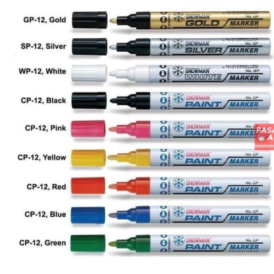 

Seller Spidol SNOWMAN paint marker (pcs) Terbatas