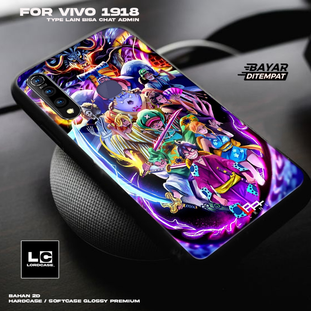 Case VIVO 1918 - Casing Hp Terbaru 2023 Lordcase [ ONEPIECEZORO] Silikon Hp Mewah - Kesing Hp VIVO 1