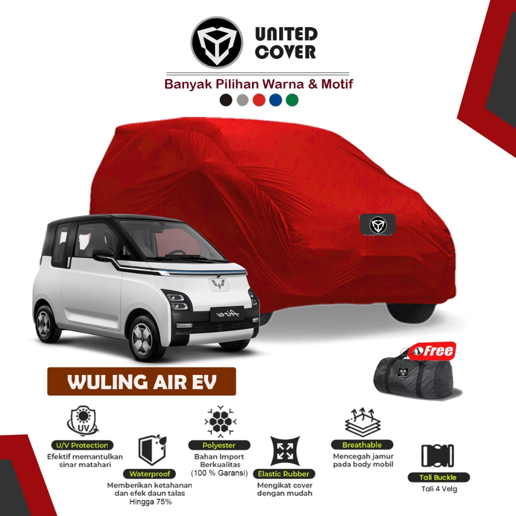 Body Cover Mobil Wuling Air Ev Sarung Selimut Mobil Wuling Air Ev