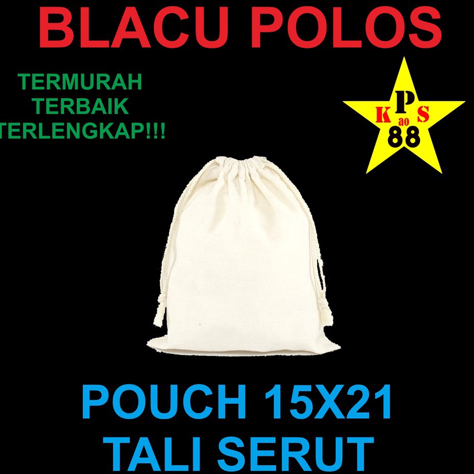 Ready POUCH BLACU 15X21 POLOS - POUCH BAG POLOS - TAS POUCH BLACU POLOS ➣✷✮