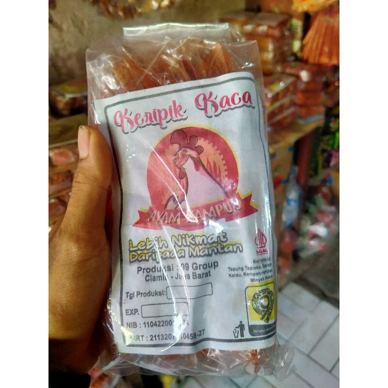 

Njajano Keripik Kaca cap Ayam Kampung 20pcs