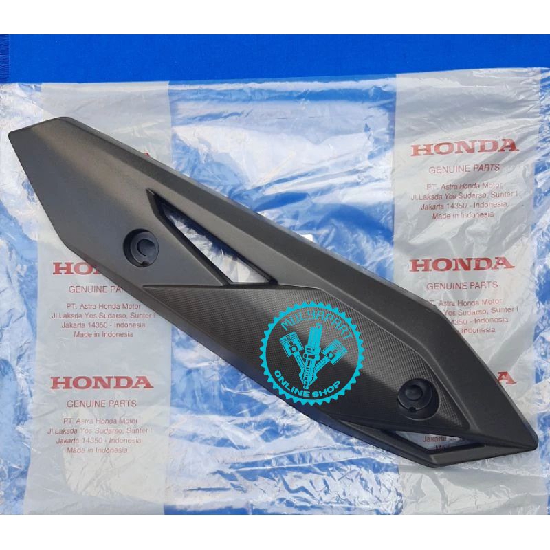 Tutup/tameng bagian kenalpot HONDA Beat fi Esp Beat street thn 2016 sampai 2019