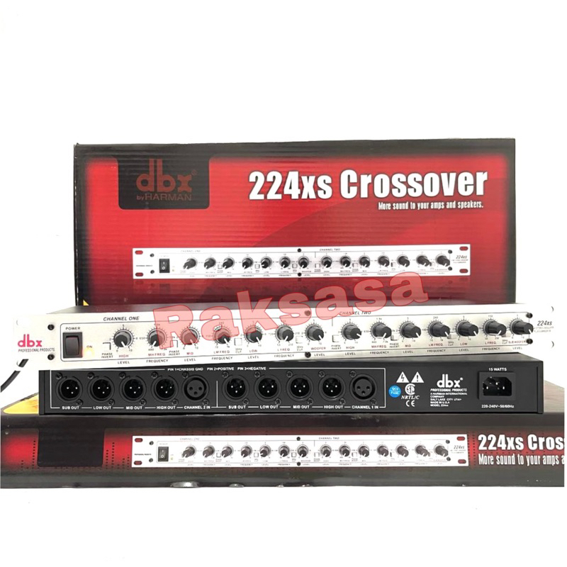 Crossover DBX 224XS + Sub 4 way 224xs crossover 224 Xs Bagus Murah (BISACOD)