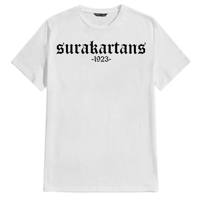 KAOS SURAKARTANS B6 Persis Solo versi PUTIH