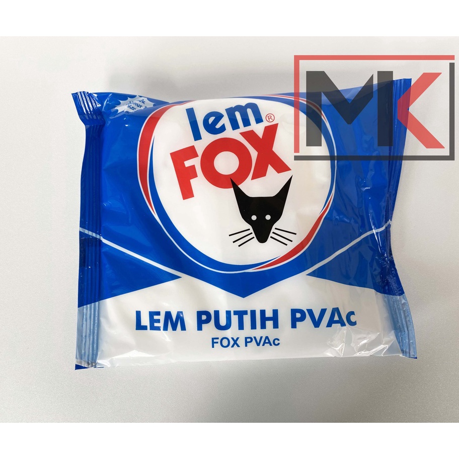 

Best Terlaris Lem Fox Putih PVAC 600 gr bungkus biru