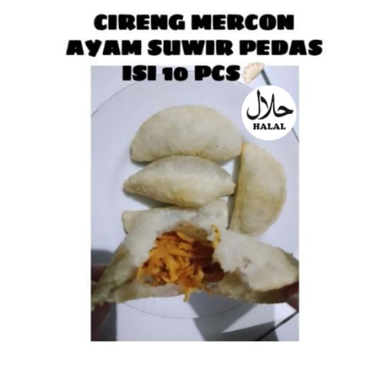 

PAKET LENGKAP>>> CIRENG MERCON ISI AYAM SUWIR PEDAS ISI 10 PCS