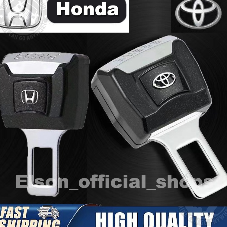 [KODE H9Q2] Toyota Honda Colokan Safety Seat Belt Adaptor /Gesper Ekstensi Sabuk Pengaman/Buzzer Alarm Universal Stopper Mobil