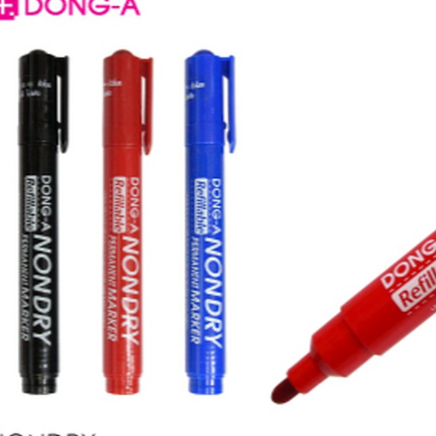 

Ready Stock Spidol/Permanent Marker Non Dry Dong a / Korea Ready Stock