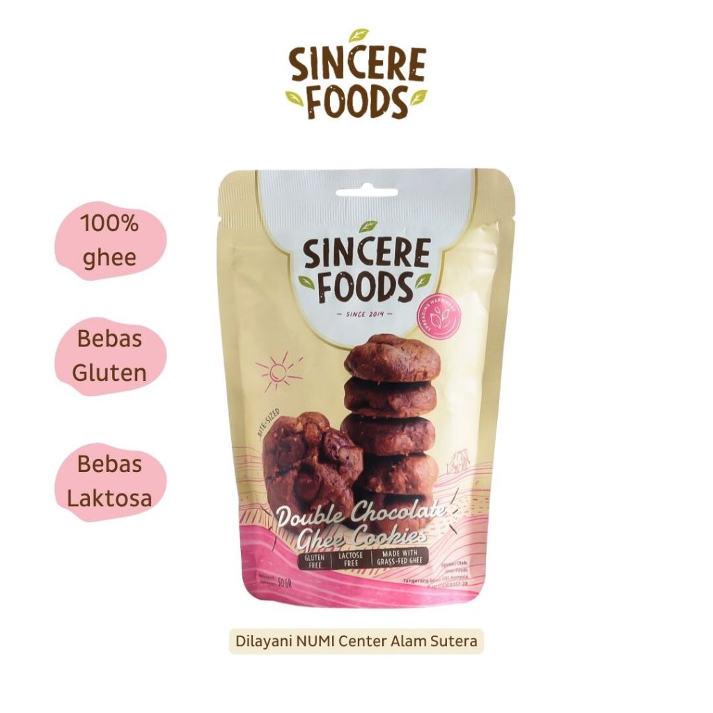 

Double Chocolate Ghee Cookies Gluten Free Lactose Free Sincere Foods