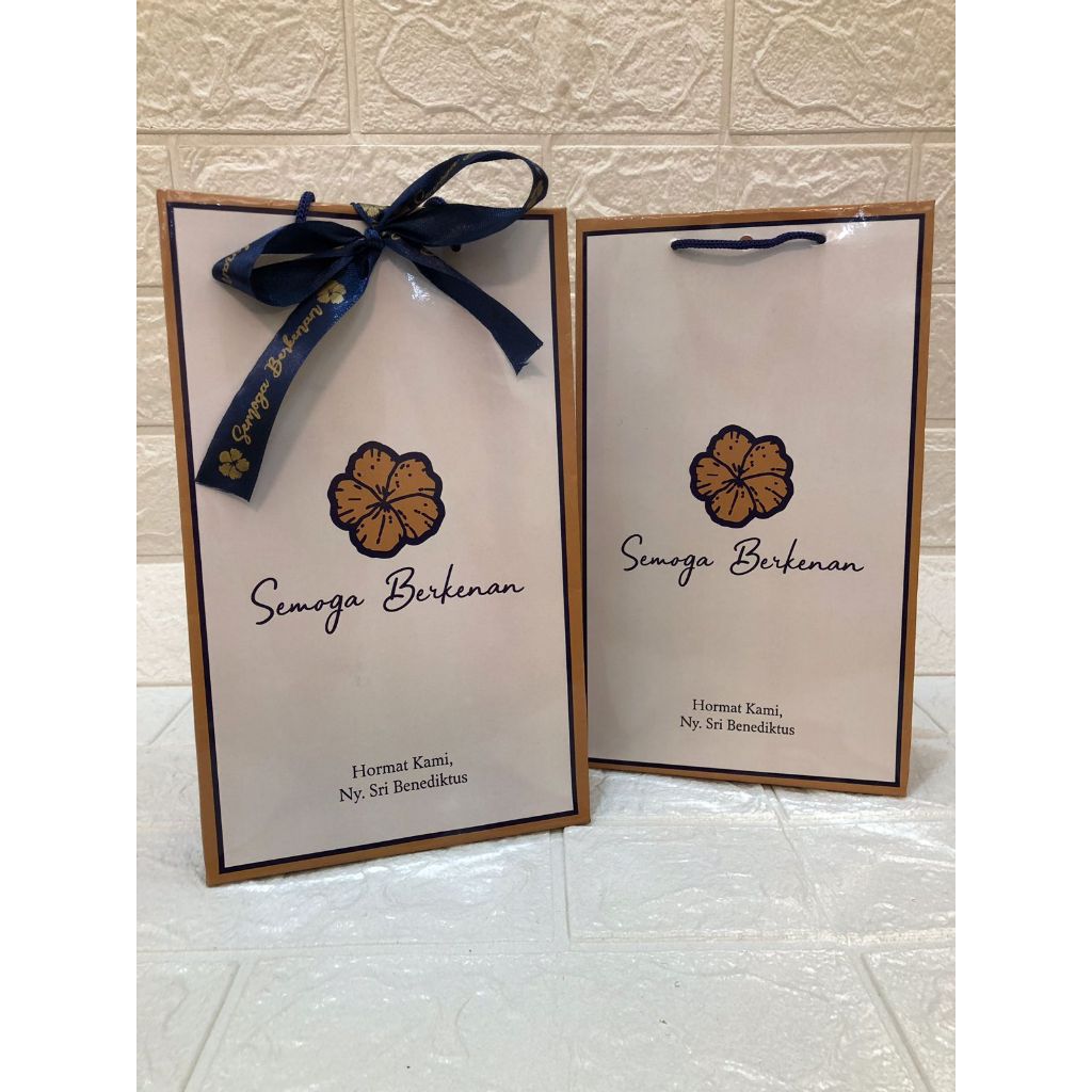 Paperbag souvenir,hajatan,kenang-kenangan custom free desain