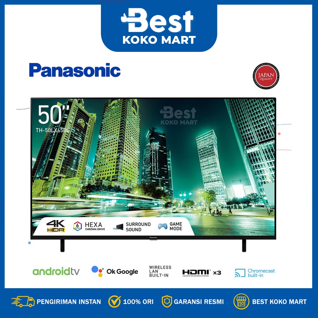 Panasonic TH-50LX650G LED 4K TV [50 Inch]
