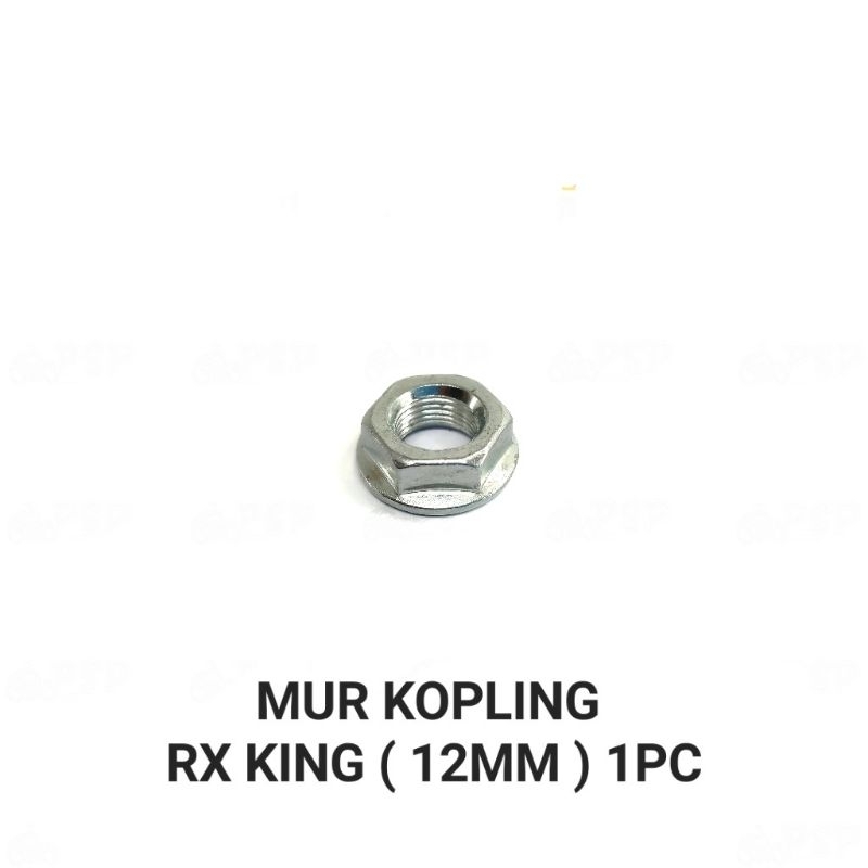 Mur Kopling RX King M12 (Harga Per 1 PCS) - Mor Mur Baut Baud Nut Hex Rumah Kampas Kopling Kopleng K