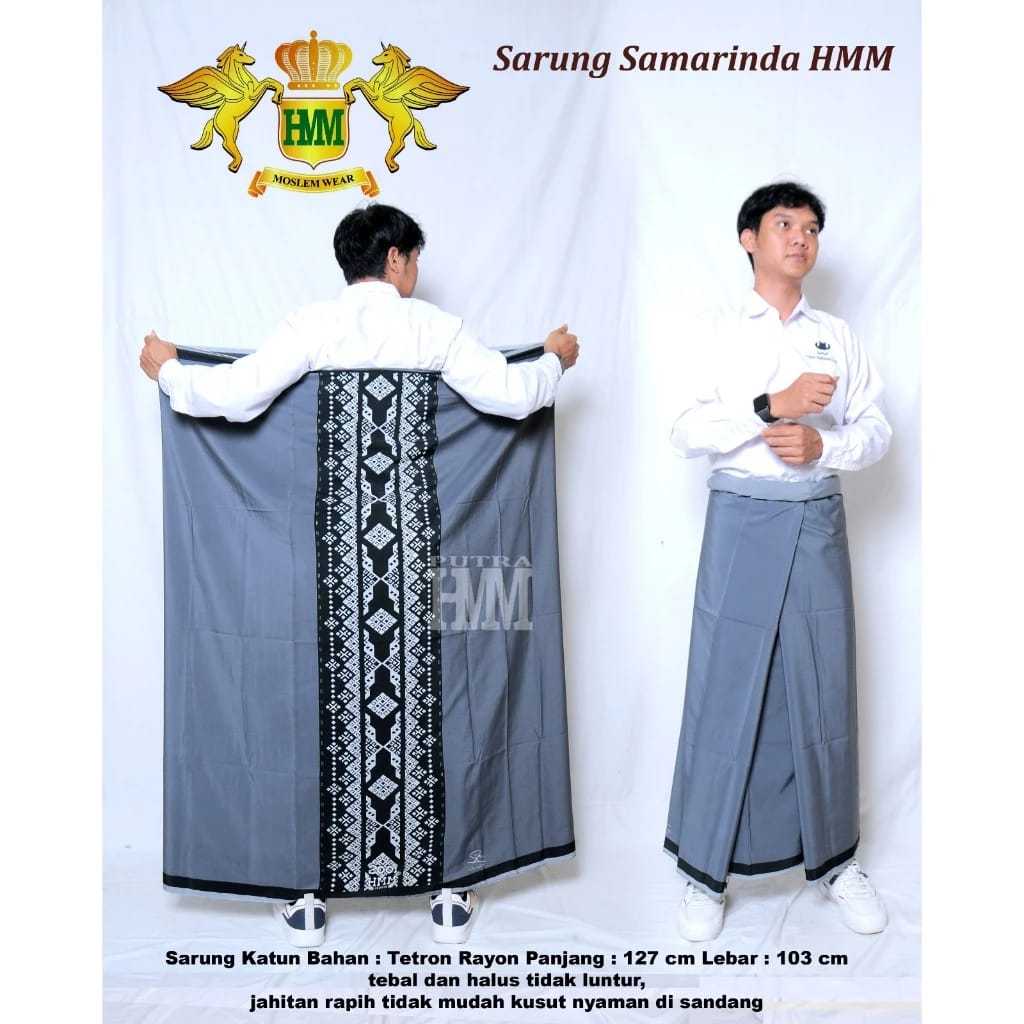 SARUNG SAMARINDA HMM POLOS WARNA SARUNG SANTRI DEWASA