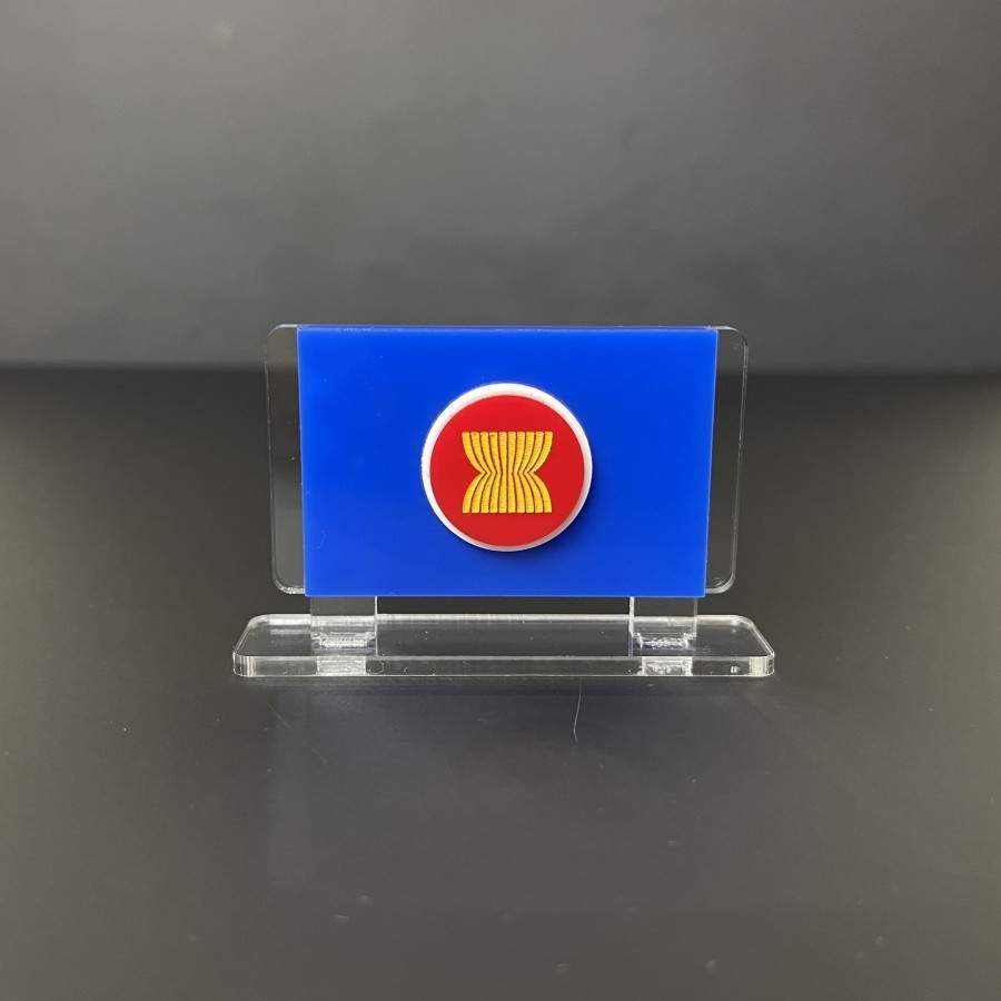Bendera Meja Bendera ASEAN Bendera Organisasi ASEAN Timbul MURAH