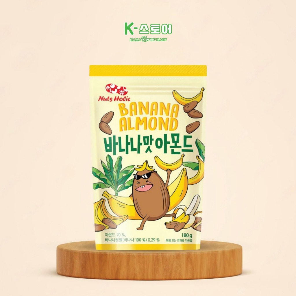 

NUTSHOLIC BANANA ALMOND 180G