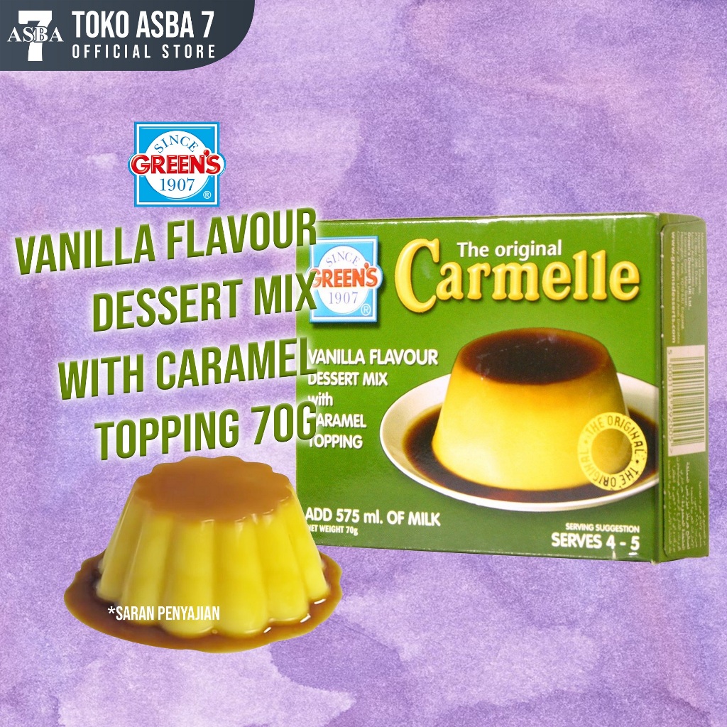 

GREENS CARMELLE VANILLA 70G
