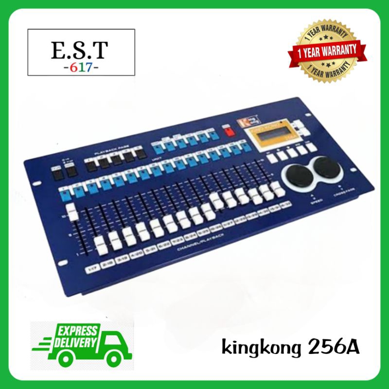 Mixer dmx 512 controller lampu panggung kingkong 256a