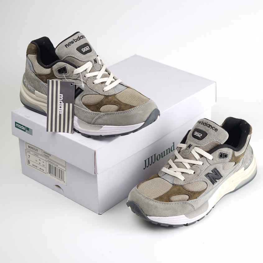 Sepatu NB New Balance 992 JJJJound Brown Bnib - Sneakers New Balance