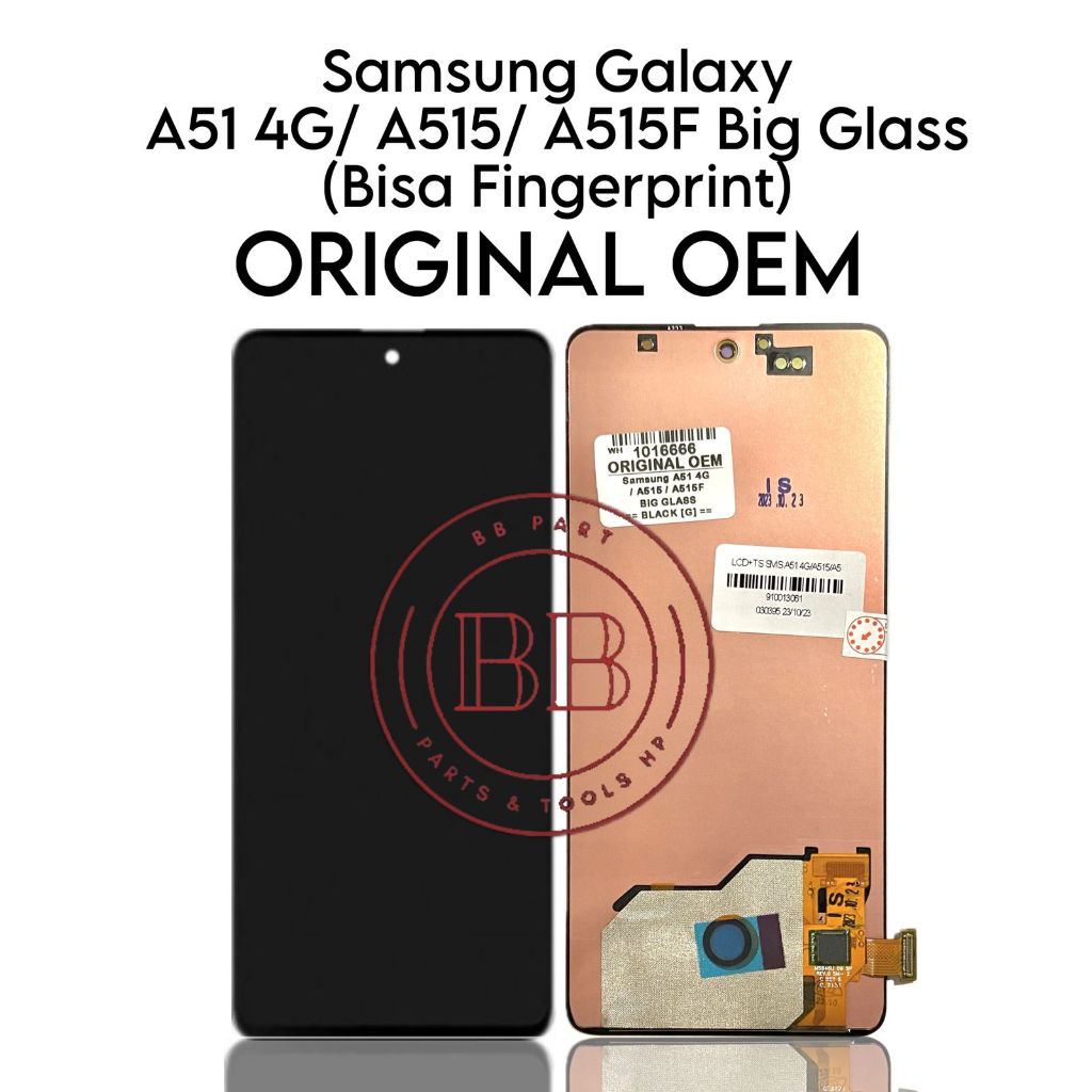 ORIGINAL OEM BIG GLASS - LCD Touchscreen Fullset Samsung Galaxy A51 4G / A515 / A515F / SM-A515F / S