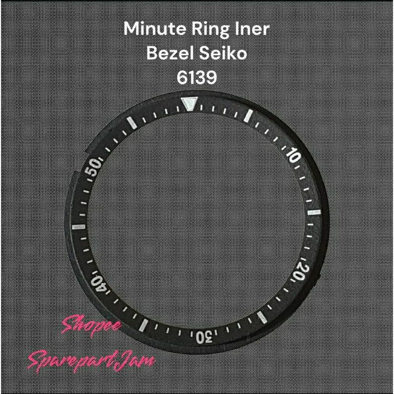 Ring Iner Minute Bezel Seiko 6139 - Hitam