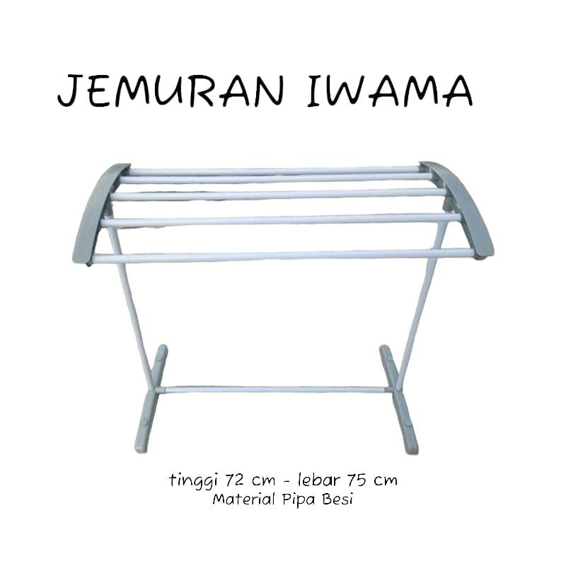 Rak Jemuran Handuk IWAMA | Gantungan Handuk | Gantungan jemuran