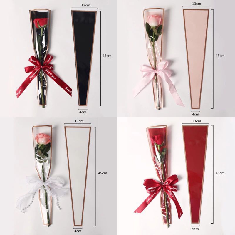 

Plastik bunga tangkai/ wrapping buket mini