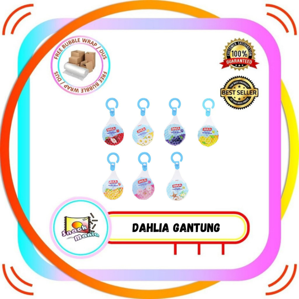 Dahlia Kamper Freshener Kapur Barus Orange Lemon Blossom Gantung 80g