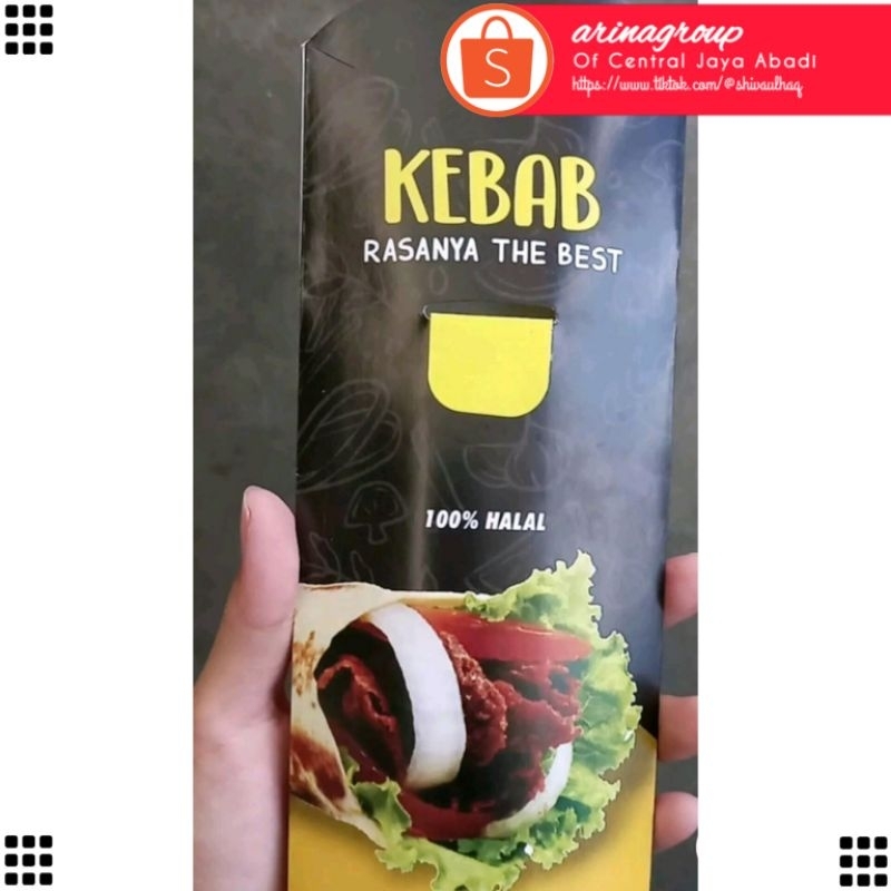 

50 LEMBAR KERTAS KEBAB TARIKAN BAHAN IVORI PUTIH UKURAN 24 × 9,2 CM HIGH QUALITY TEBAL PRODUK TERBARU | KOTAK KEBAB IVORI PUTIH KEKINIAN | DUS KEBAB VIRAL TIKTOK | KEMASAN KEBAB | BOX KEBAB 50 PCS MURAH | CENTRAL JAYA ABADI | ARINA SHIVA GROUP 6298